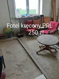 Fotel kręcony PRL