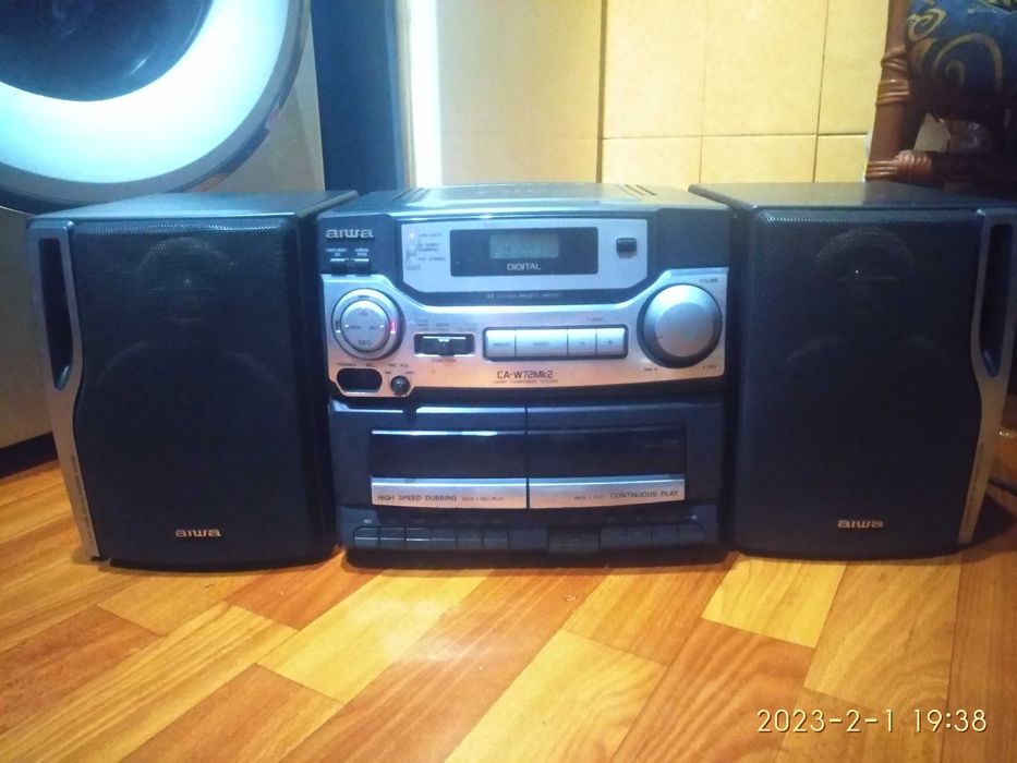 Магнитола AIWA CA-W72Mk2. Музыкальный. Музичний.