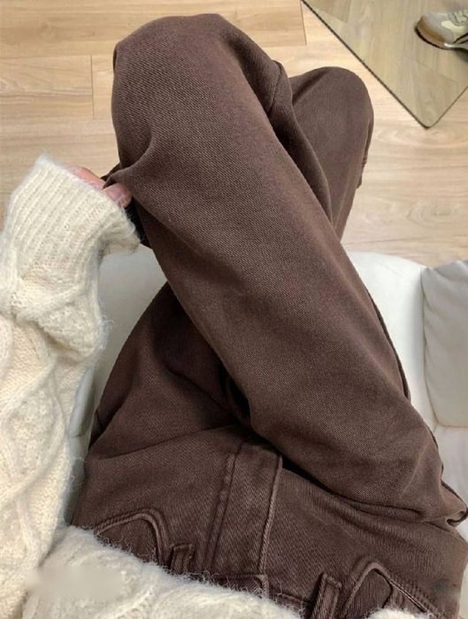 Жіночі утеплені джинси на флісі