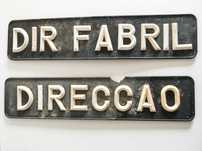Matriculas Antigas - Direccão e Dir Fabril