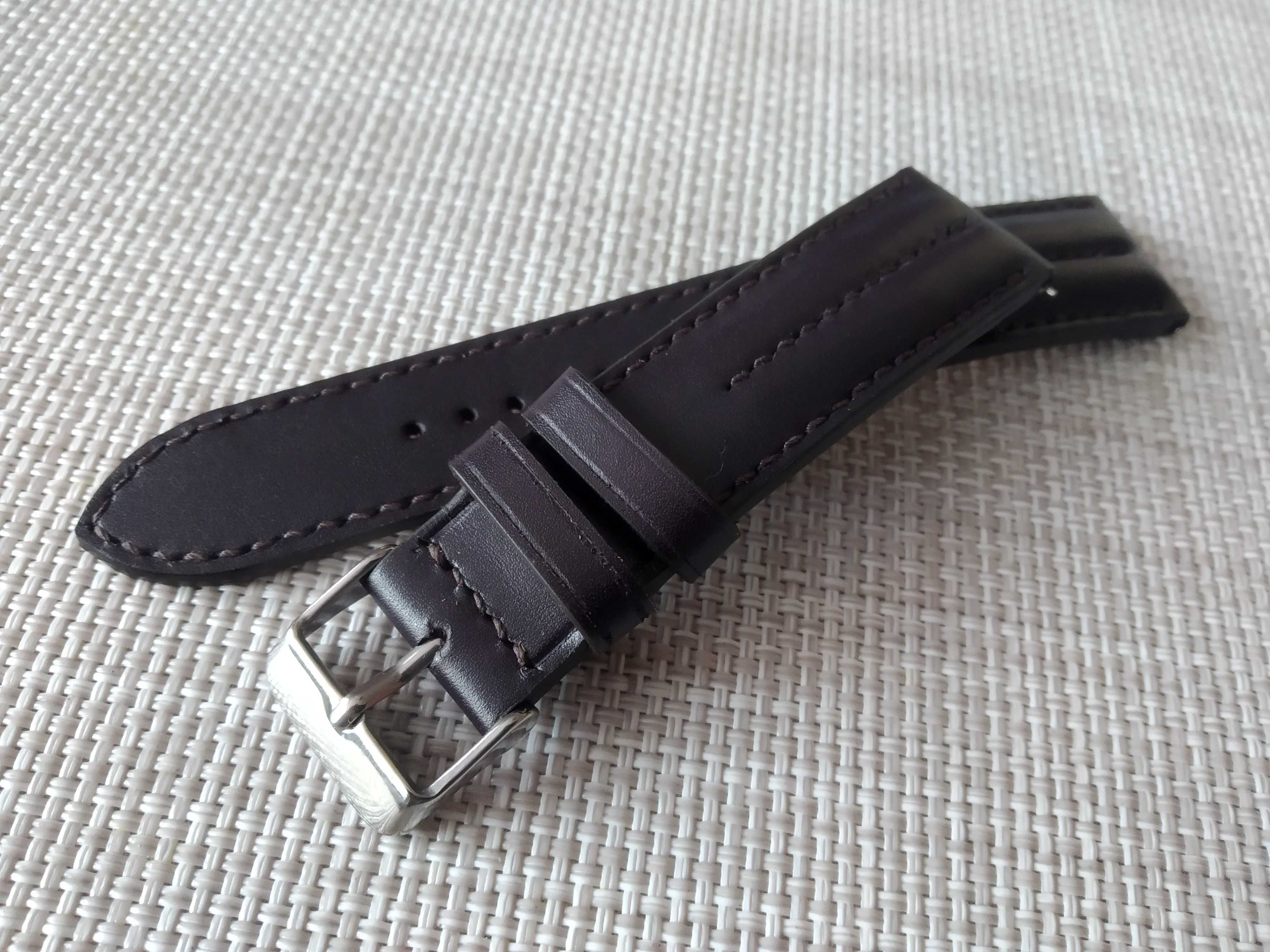 Pasek skórzany do zegarka 20 mm - szybki montaż