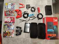 Sprzedam Nintendo switch + gratisy (to co widoczne na zdjęciach)