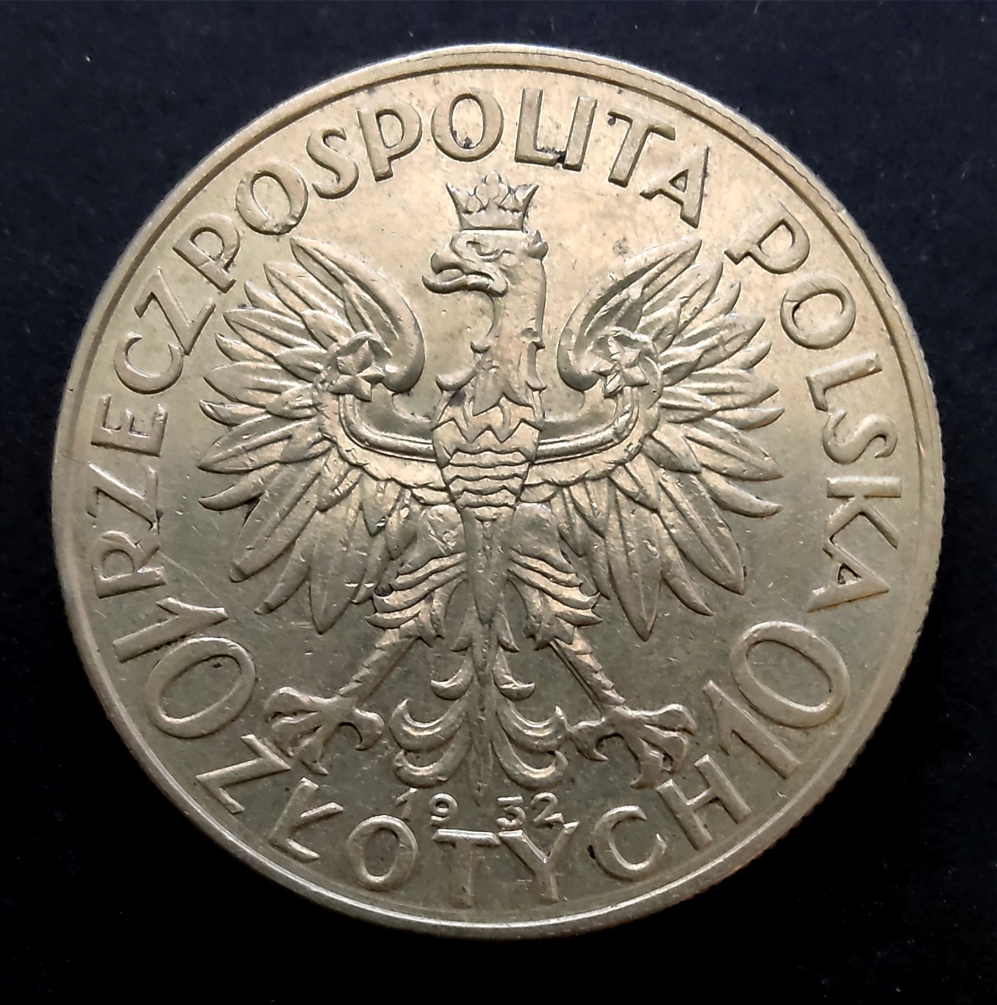 Moneta 10 złotych 1932 Głowa kobiety b.z.m.