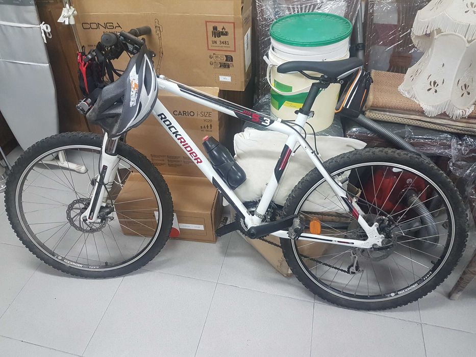 Bicicleta de Homem RockRider com Capacete e Luvas