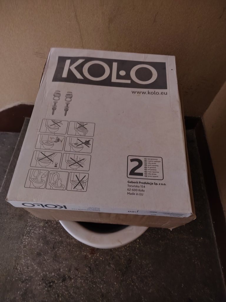 Koło Idol zestaw WC kompaktowy biały