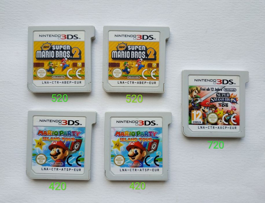 Nintendo 3ds 2ds картриджі картриджи ігри игры купити купить