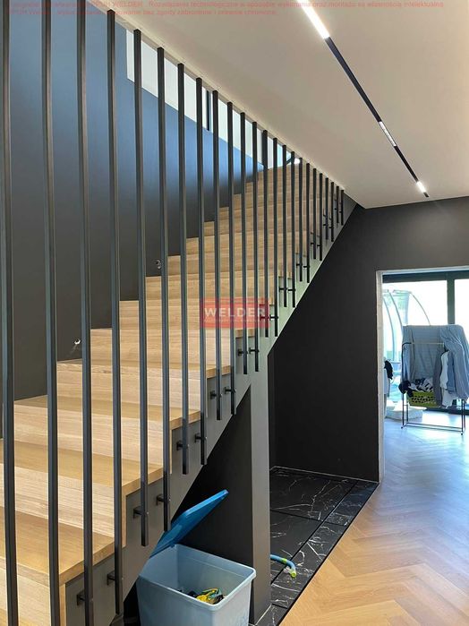 Balustrada Harfa francuska Balustrady Nierdzewne Szklane Malowane