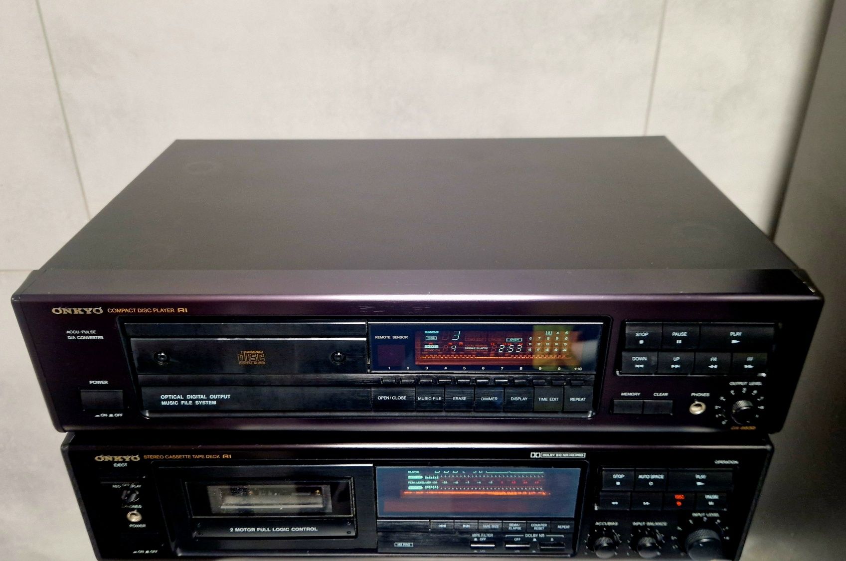 Amplituner kaseciak CD Onkyo DX-6830 TA-2830, TX-9031RDS TA-2750