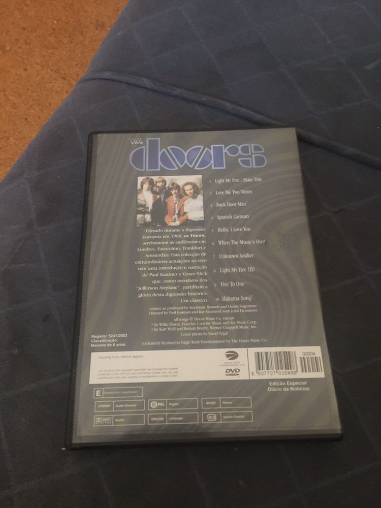 Dvd musica the doors live in europe 1968