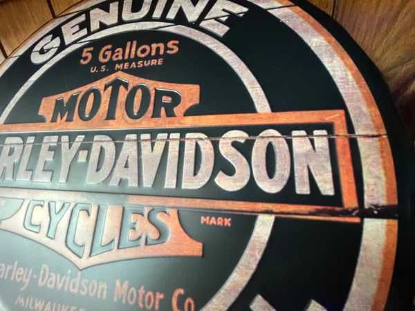 Metal Sign Carica Harley Davidson 35cm