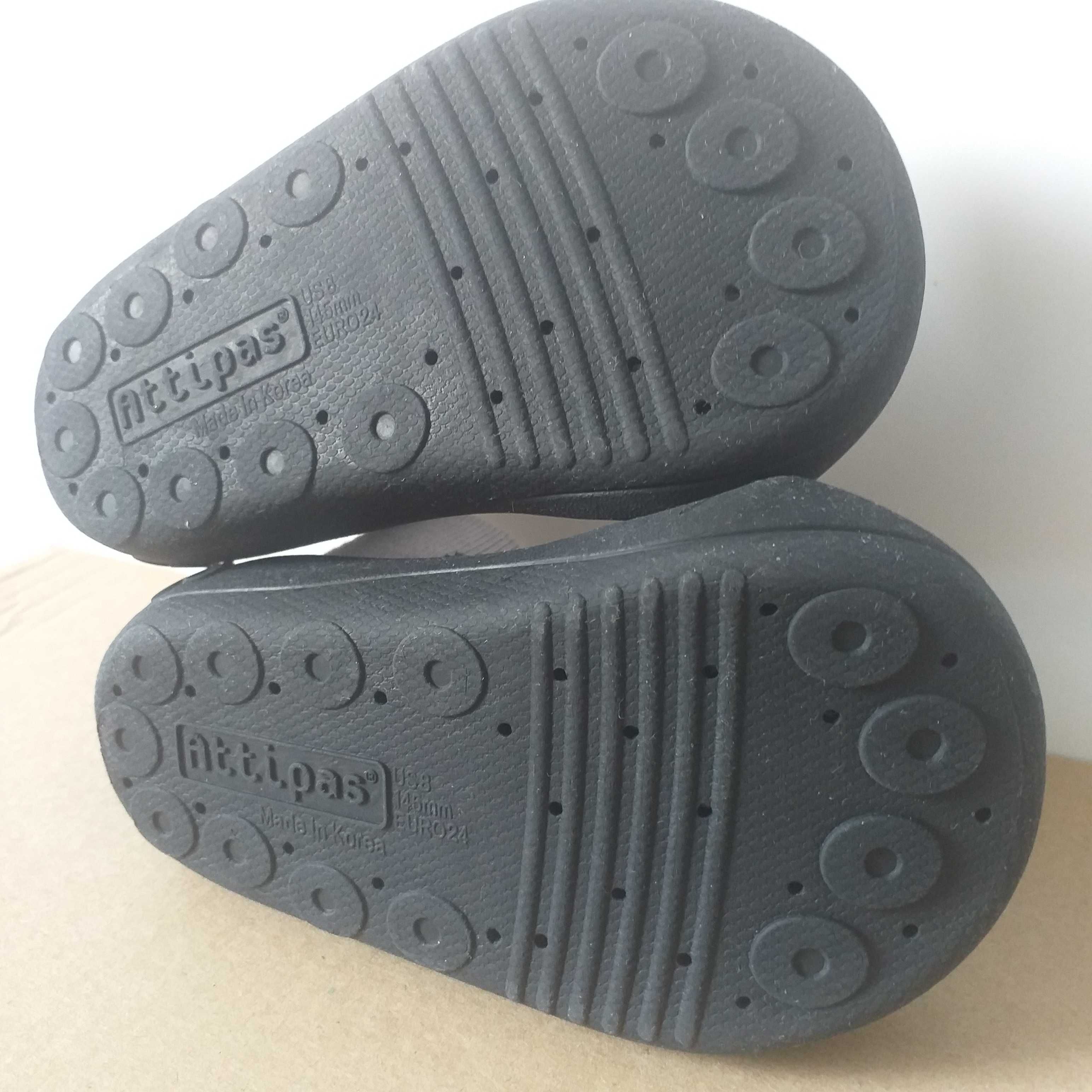 2 ATTIPAS® buciki dla dziecka Cutie Gray roz 24