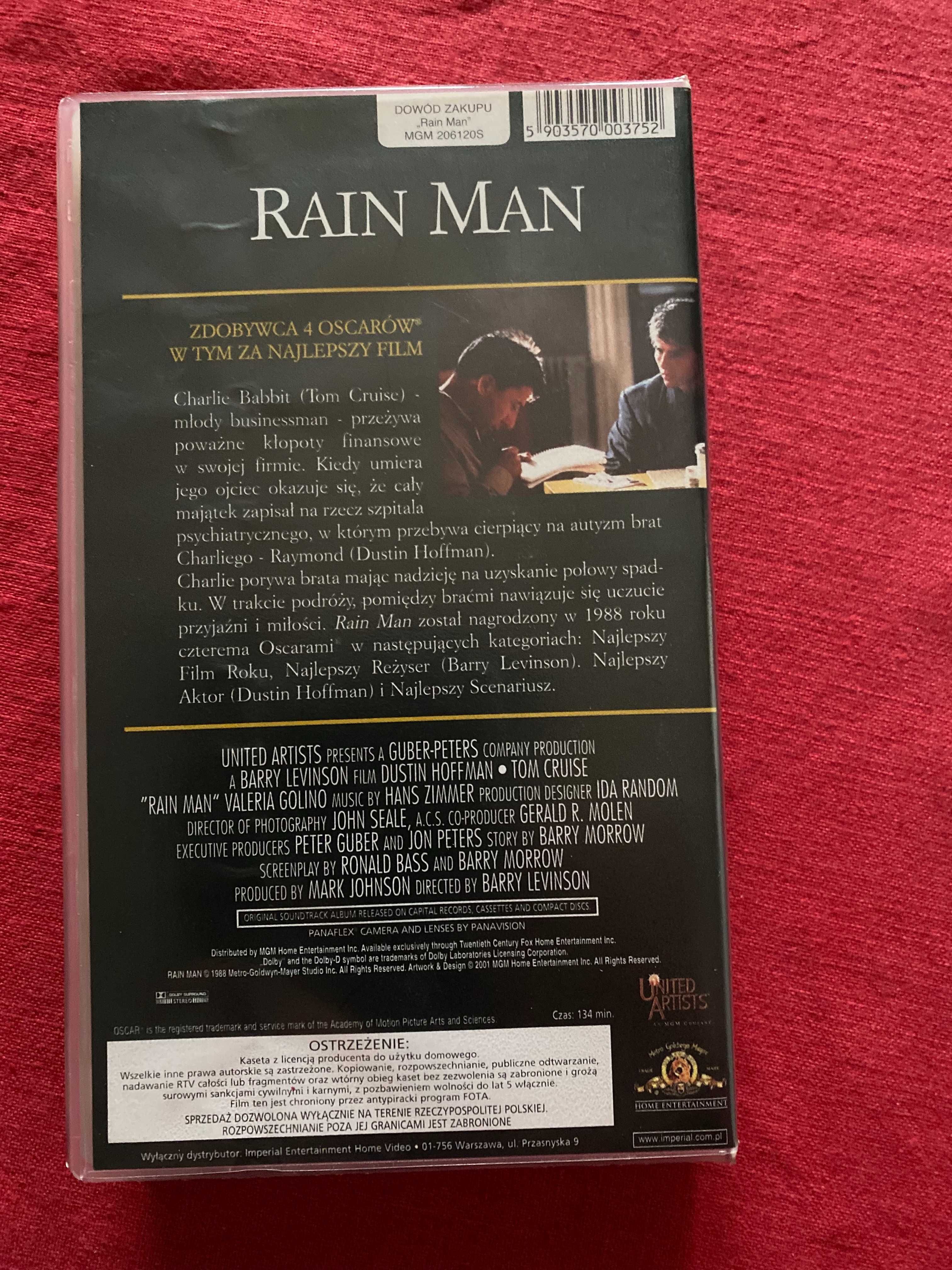 Rain Man-film na kasecie VHS