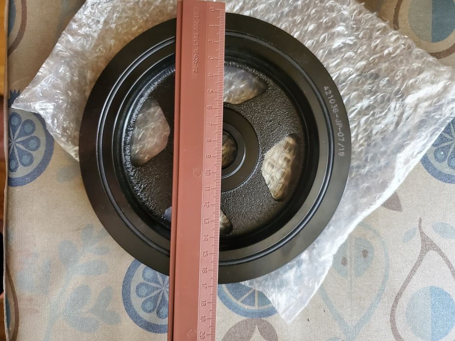 Шкив коленвала Toyota 1.4 D-4D diesel (Auris, Yaris) 2006-2013 г.в.