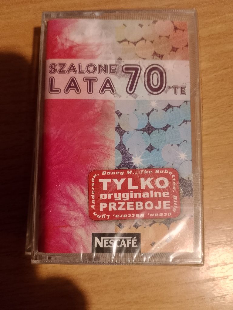 3 oryginalnie zapakowane kasety w folli,kasety vintage Prl