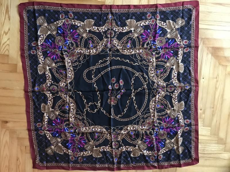 Роскошный большой платок в принт в стиле hermes!