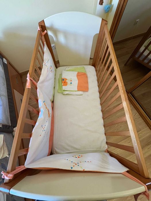 Cama de Grades & Colchão & Textil Cama