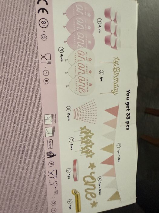 Dekoracje na pierwsze urodziny dziewczynki