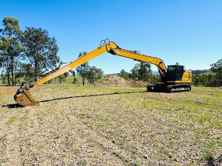 Koparka Long 18 metrow Long Reach z długim ramieniem usługi wynajem