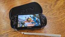 Sony Ps Vita Fat 64гиг чехол, 66игр!