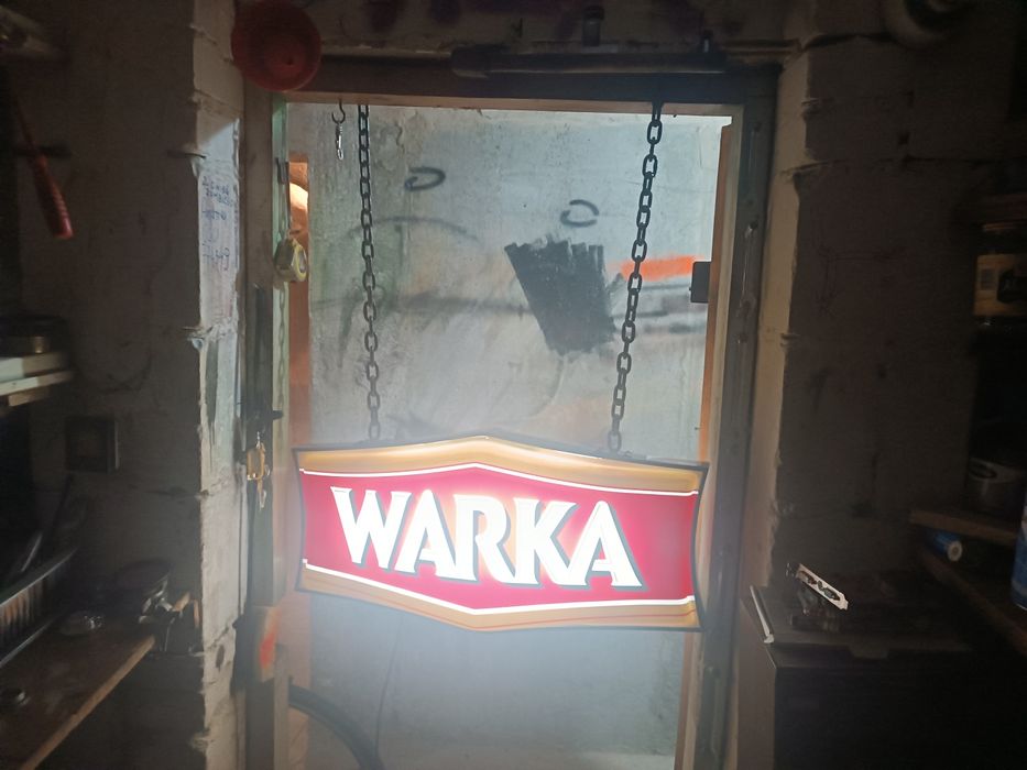 Reklama neon Warka