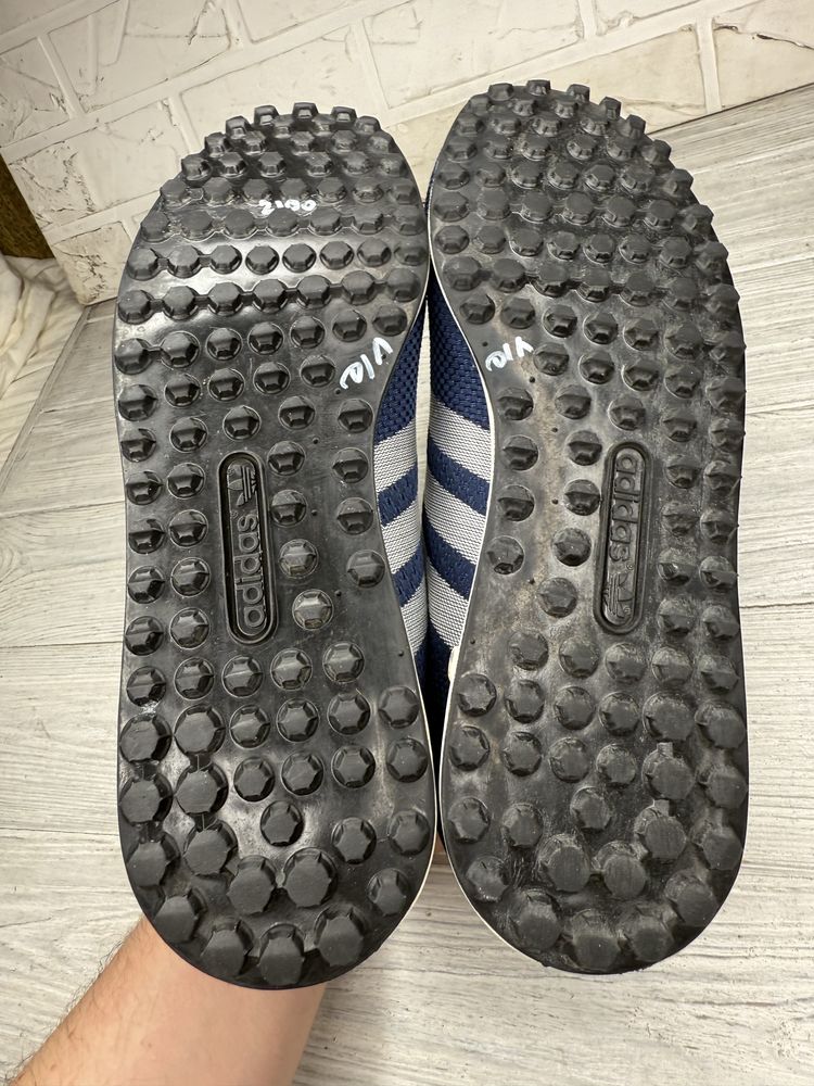 Синие мужские кроссовки adidas l.a. trainer 43 размер