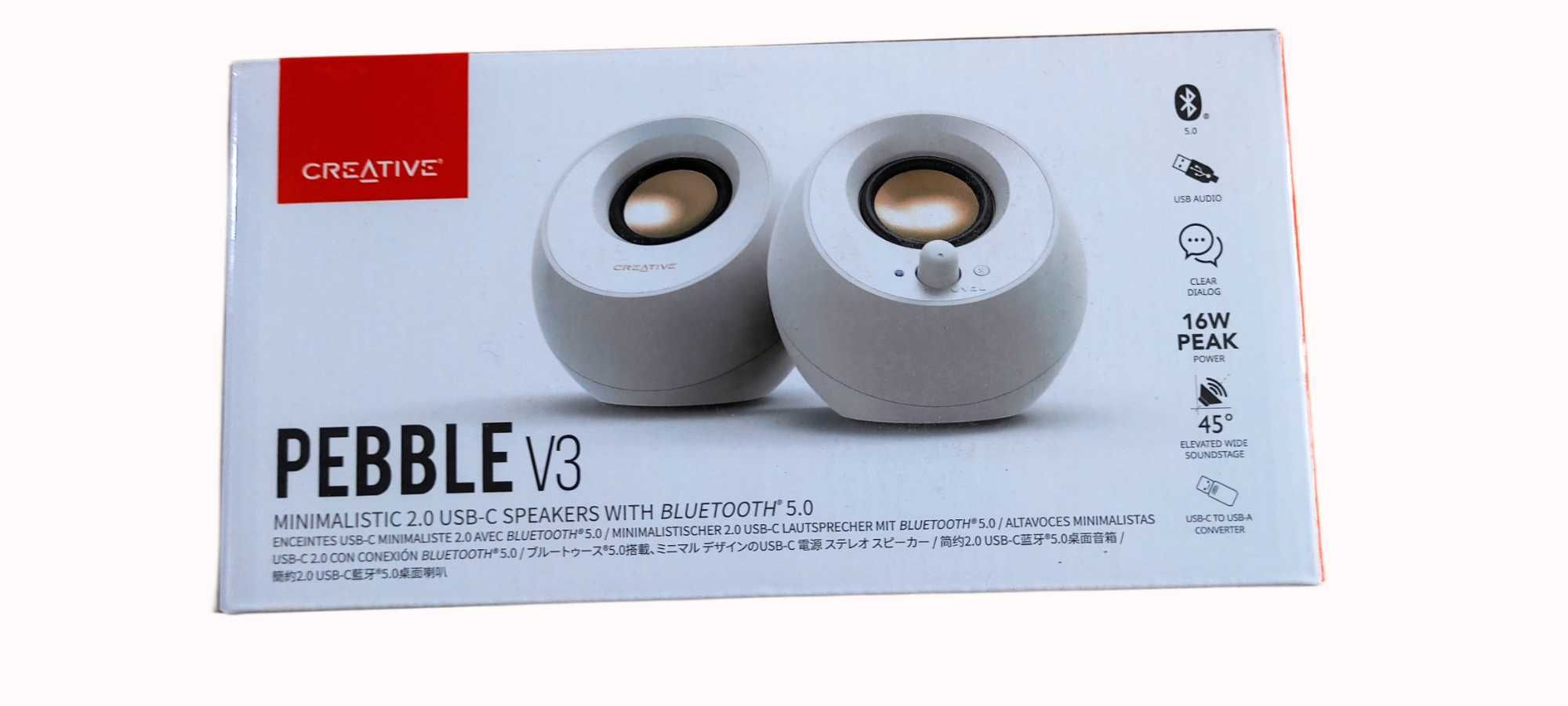 Creative Pebble V3 białe