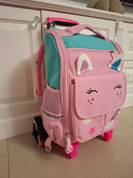 Plecak Walizka Jednorożec nowy na kółkach