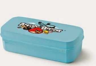 Lancheira Angry Birds 980ml Tupperware Novo