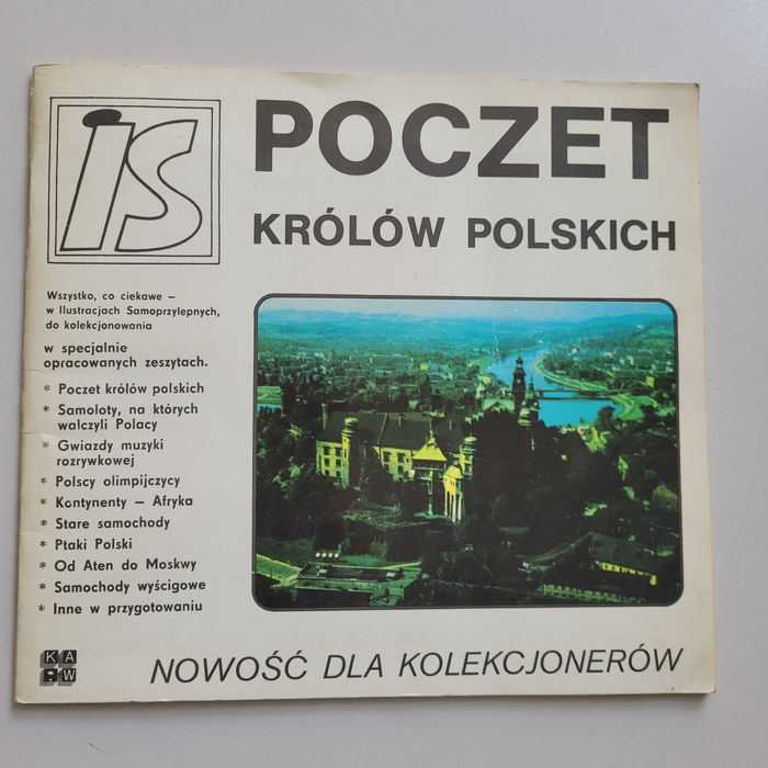 Album kolekcjonerski Poczet Królów Polskich KAW z PRL