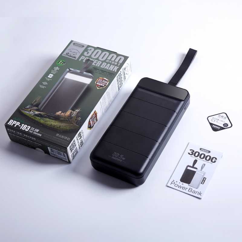 Павербанк Remax 22,5 Вт 30000 мАч Power Bank RPP-183