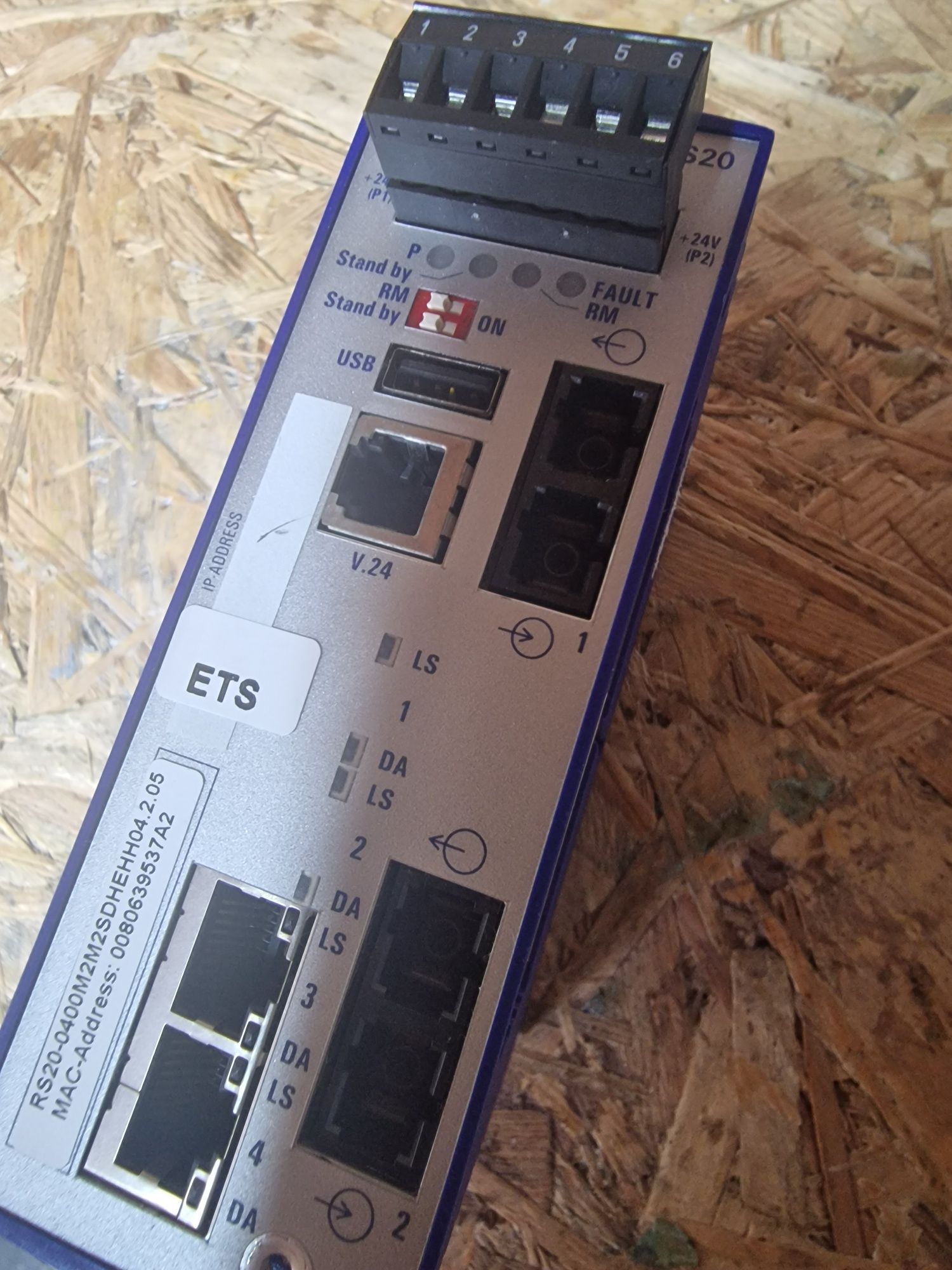 Hirschmann RS20-0400M2M2SDAE Przełącznik Ethernet, 2xRJ45 i 2xSC MM