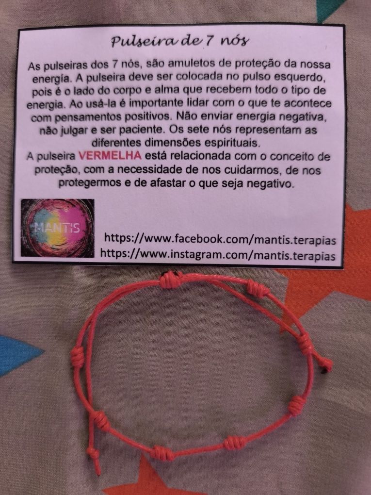 Pulseiras 7 Nós, feita por encomenda