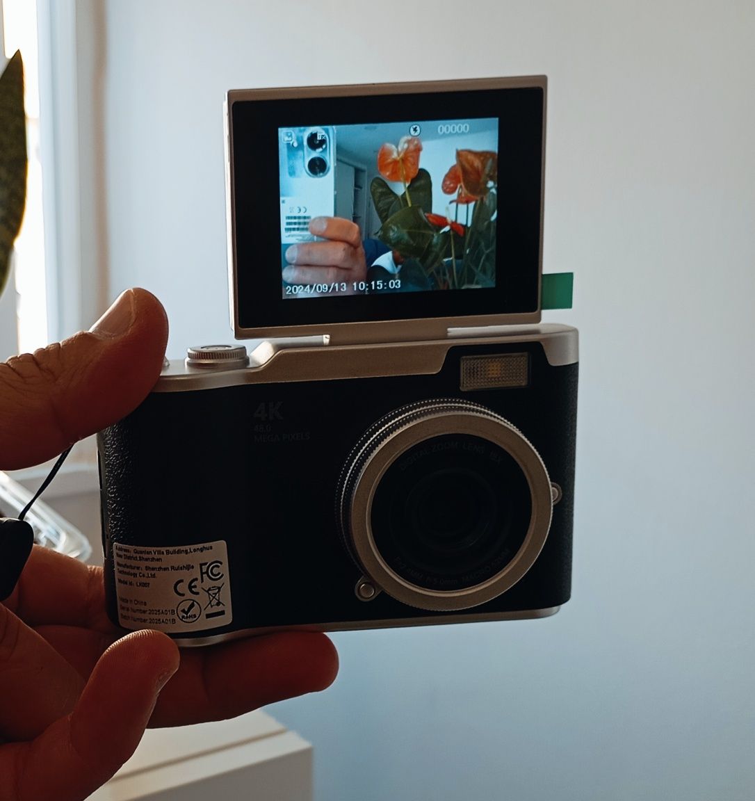 Câmara fotográfica e video