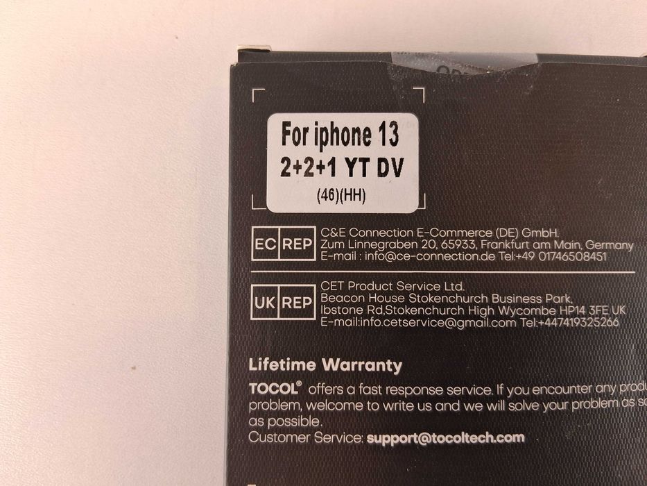 Y147 Zestaw Ochronny Tokol iPhone 13 Etui Szkło Hartowane Ochrona