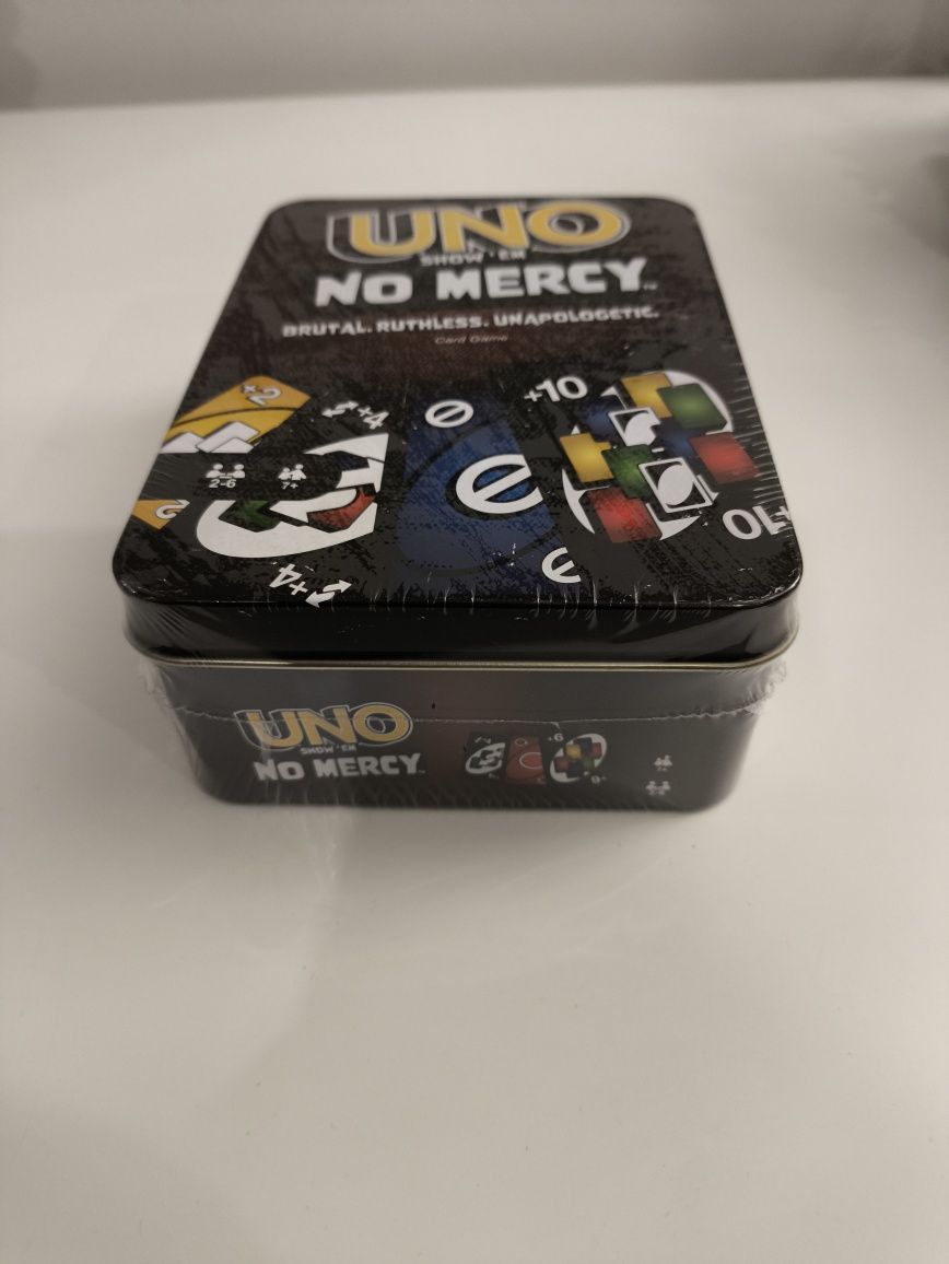 Jogo de cartas - Uno No Mercy (caixa em Lata)