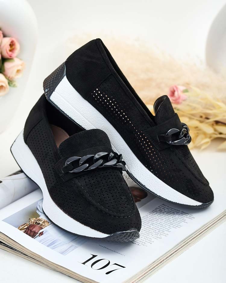 4 KOLORY 36 37 38 buty sportowe 39 40 41 wsuwane slip on z łańcuchem