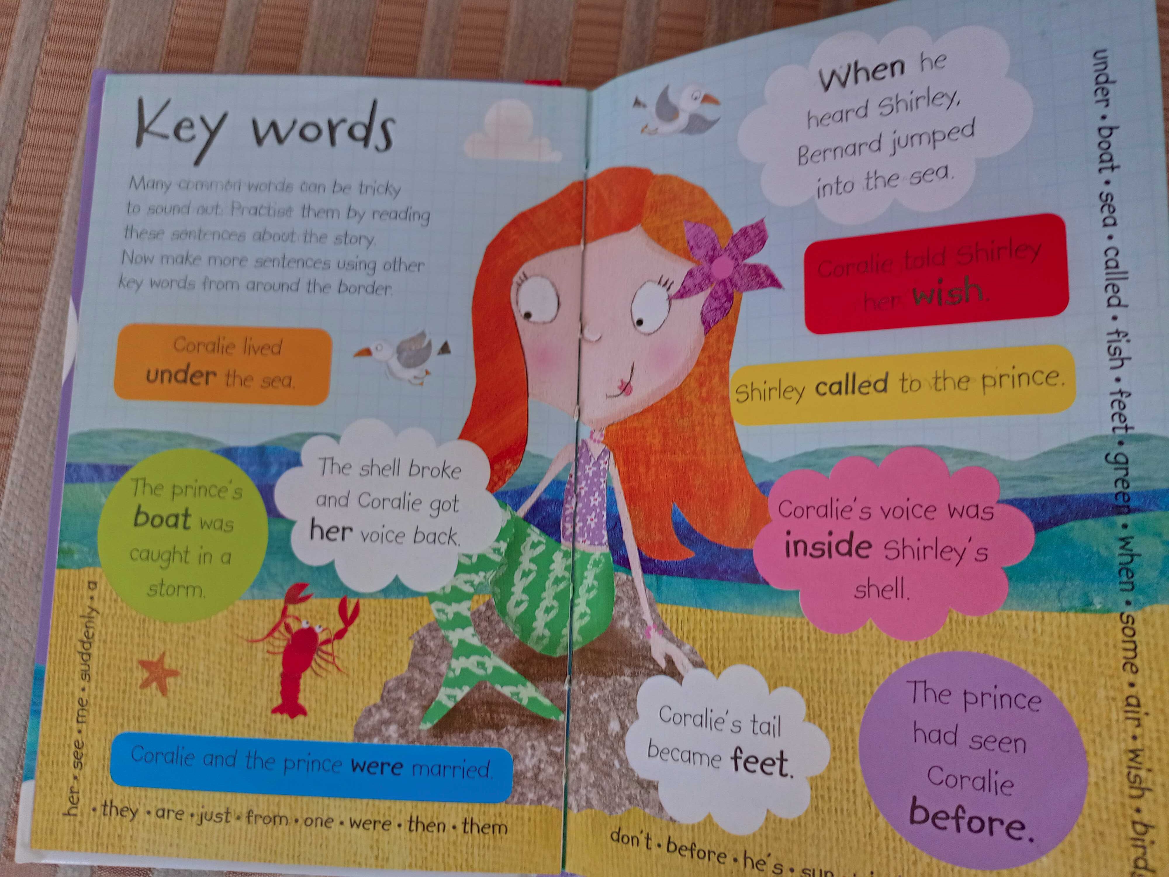 книга на английском для детей Little Mermaid/детская книга с правилами