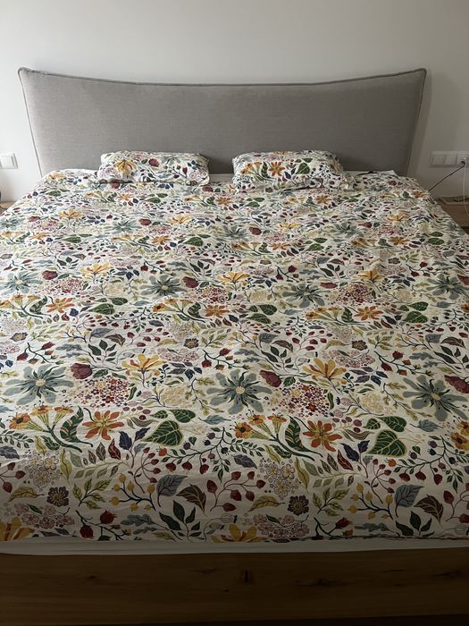 Ikea Strandlummer posciel poszwa na koldre i 2 poszewki 200x200 kwiaty