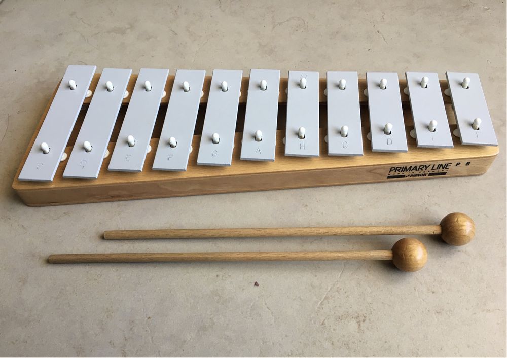Xilofone Jogo de Sinos Sonor GP Primary Line Soprano 11