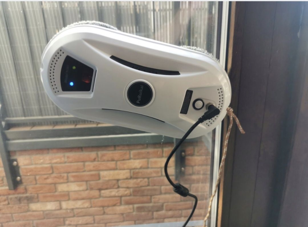 Robot do mycia okien, automatyczny, 3 tryby pracy, nowy zestaw.