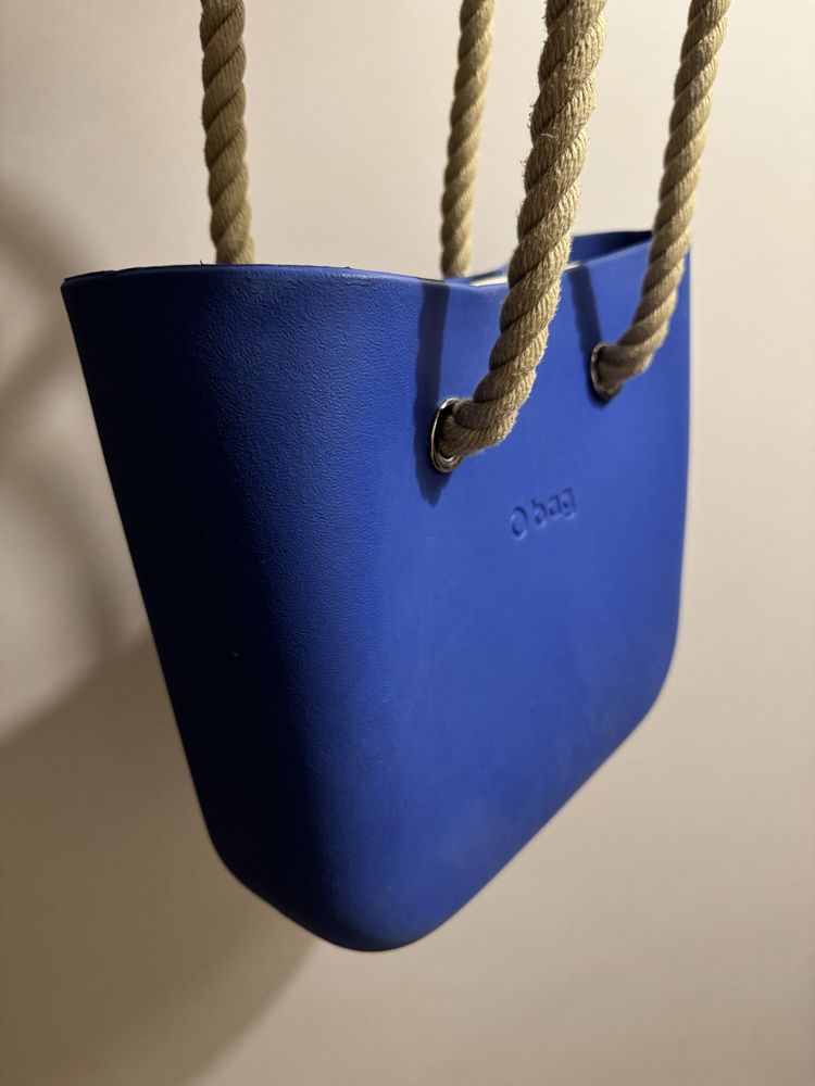 O Bag mini blue liny