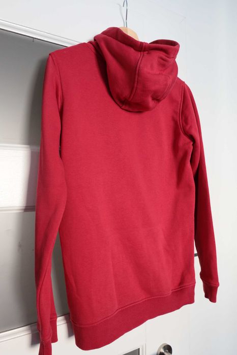 U.S. POLO ASSN Dziecięca  Czerwona bluza z kapturem 152/158  12/13 lat