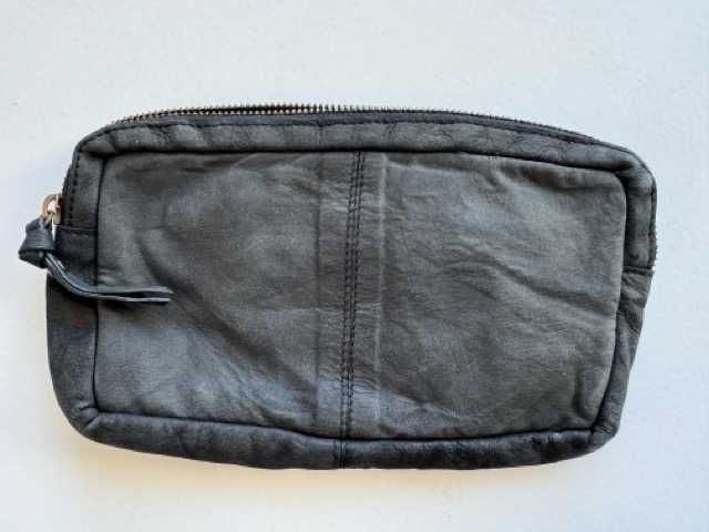 Unikatowa, skórzana saszetka marki 5th Avenue - dwustronna