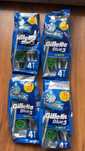 4 x Gillette Blue Simple3 maszynki do golenia 16 sztuk