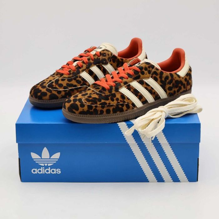 Buty Adidas Samba Red Leopard damskie męskie 100% Oryginalne