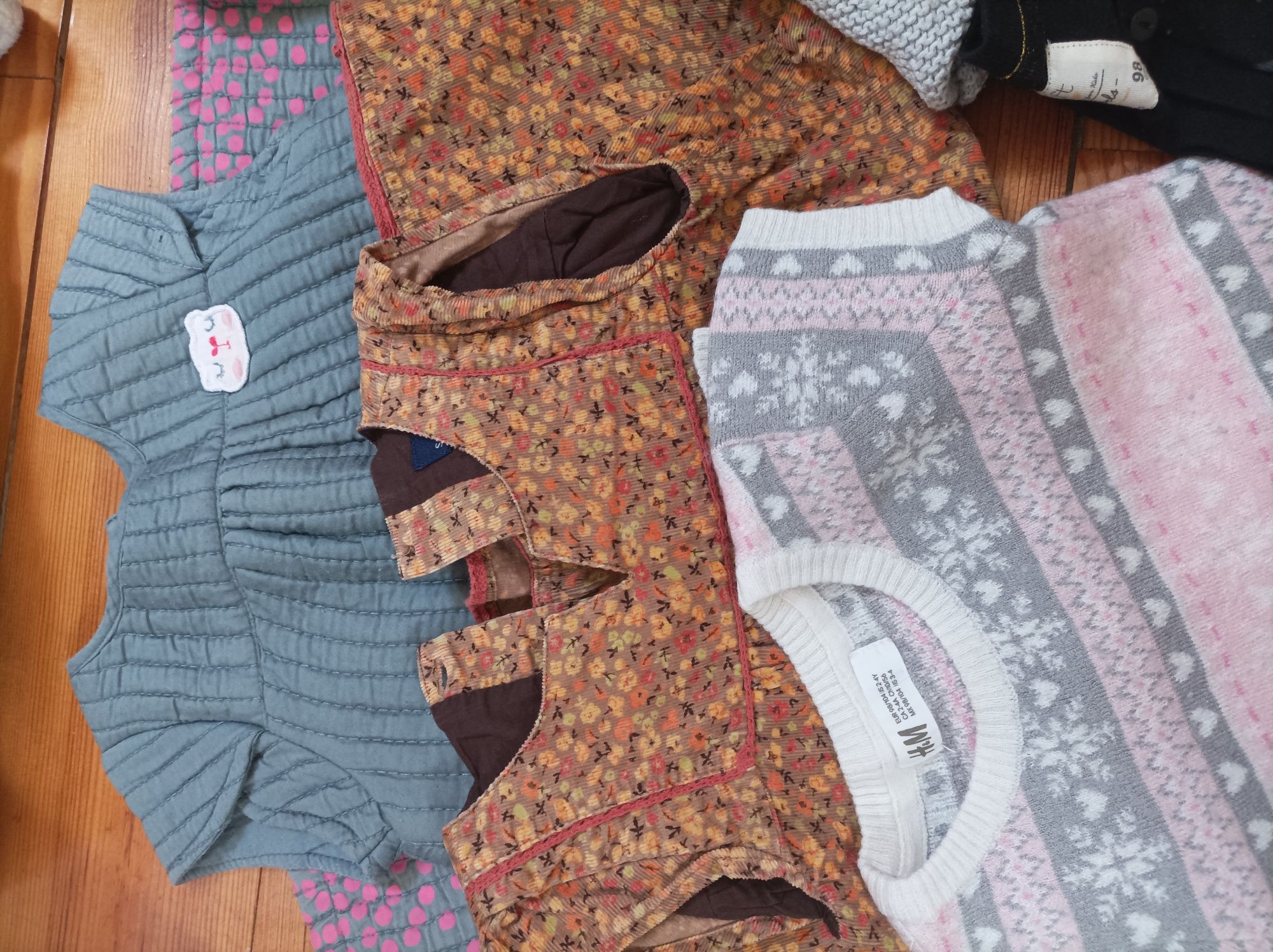 Lote roupas inverno menina 2-3 anos, 18 pecas