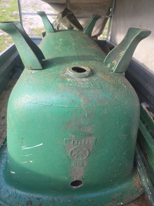 Wanna żeliwna sygnatura stara antyk 170x77