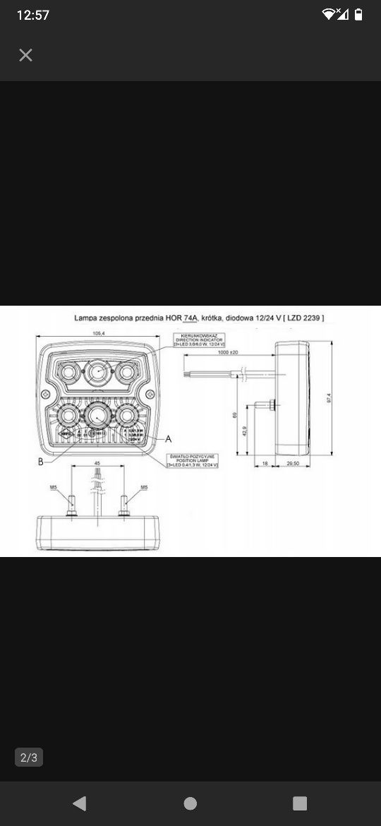 Lampa zespolona Horpol LZD 2239