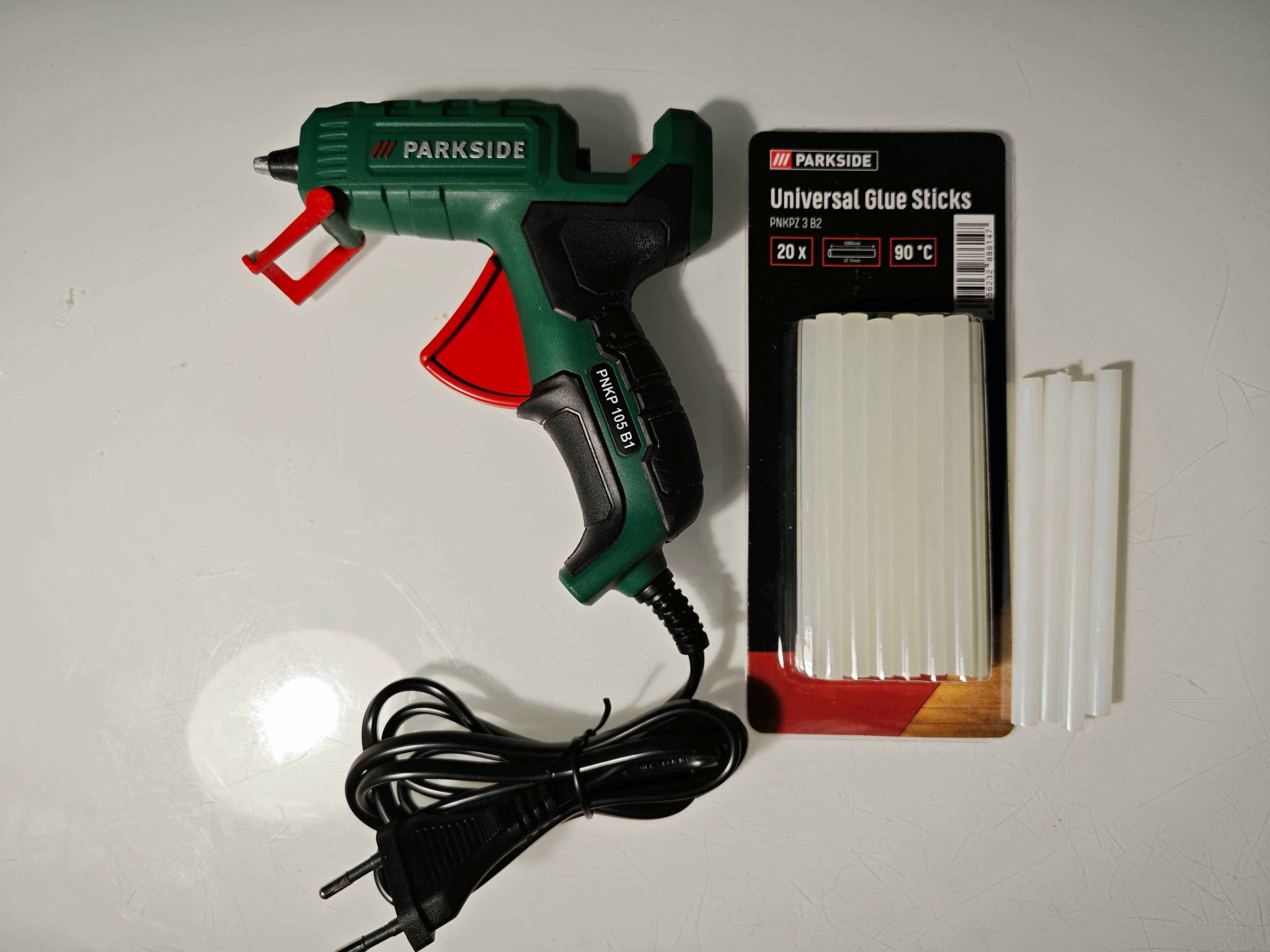 Pistolet do klejenia na gorąco + klej