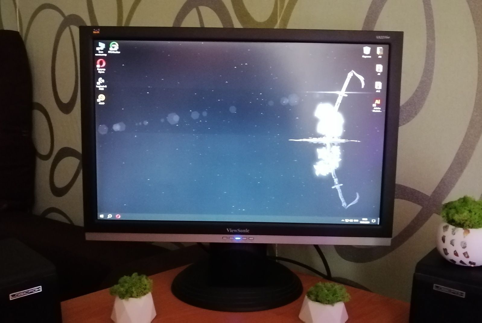 Монітор ViewSonic VA2216w, 22 дюйма, з дефектом